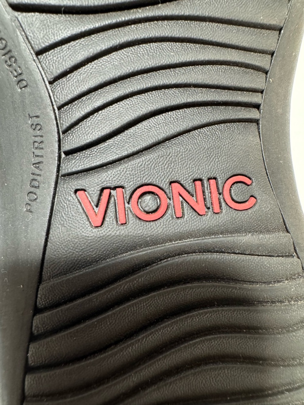 Vionic Kirra Sandals Black Perf Leather Comfort Casual Summer Beach Size 8.5 - Picture 8 of 9